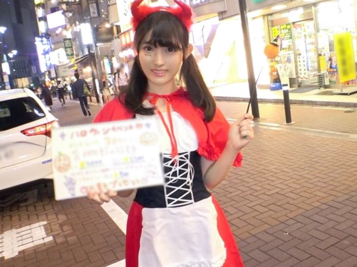 【淫乱ハロウィン娘】「お菓子よりチ●ポ！」パイパンお姫様が狼男に襲われ、紅潮顔で喘ぎ、美乳を鷲掴みにされ、腰を振る！